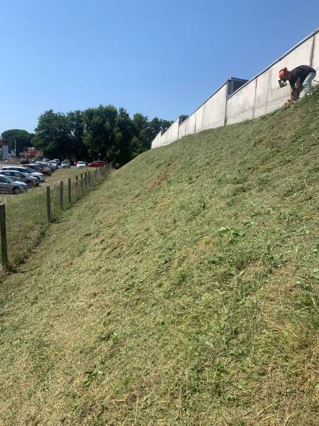 Tonte de terrains difficiles et en pente aux alentours de bordeaux