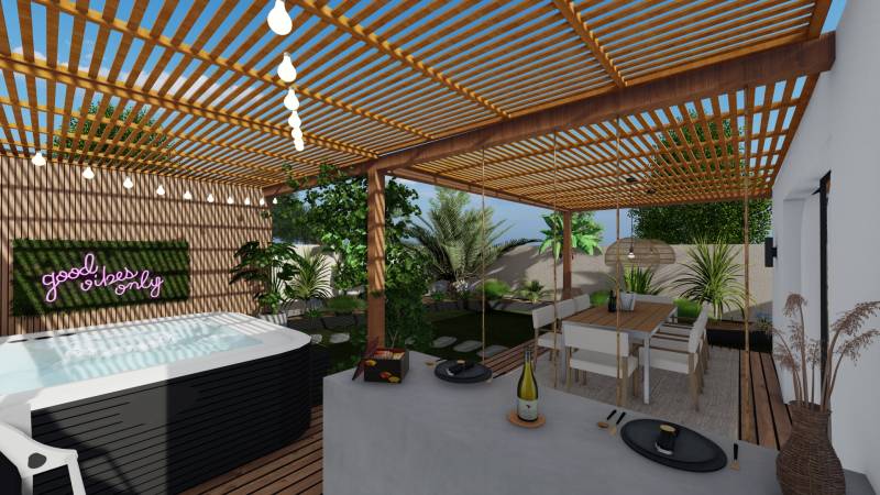 Plans 3D pour aménagement extérieur design et haut de gamme à bordeaux